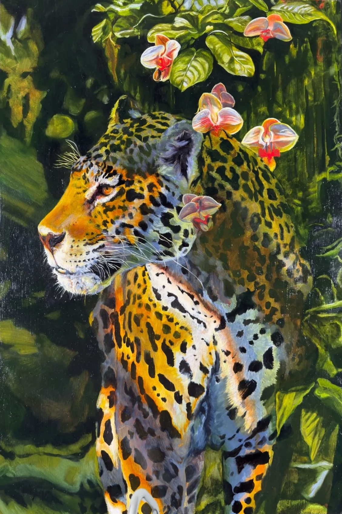 Between Realms Framed Canvas