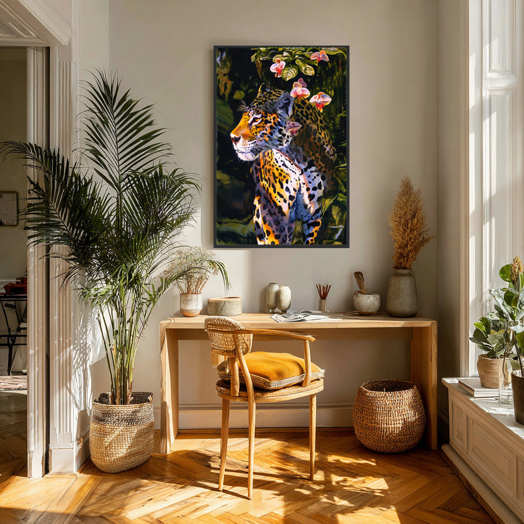 Between Realms Canvas Premium Reproduction, Hand-Embellished